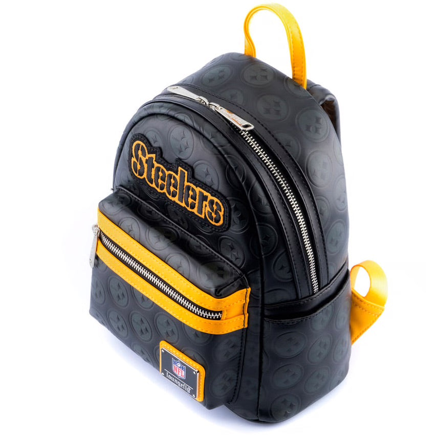 Loungefly NFL Pittsburgh Steelers Logo Mini Backpack-zoom-4