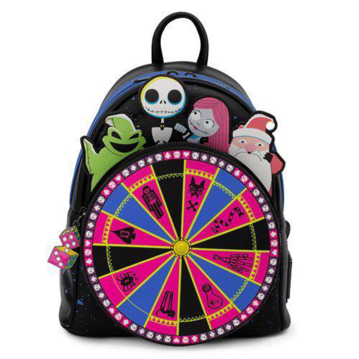 Loungefly Disney Nightmare Before Christmas Oogie Boogie Wheel mini backpack