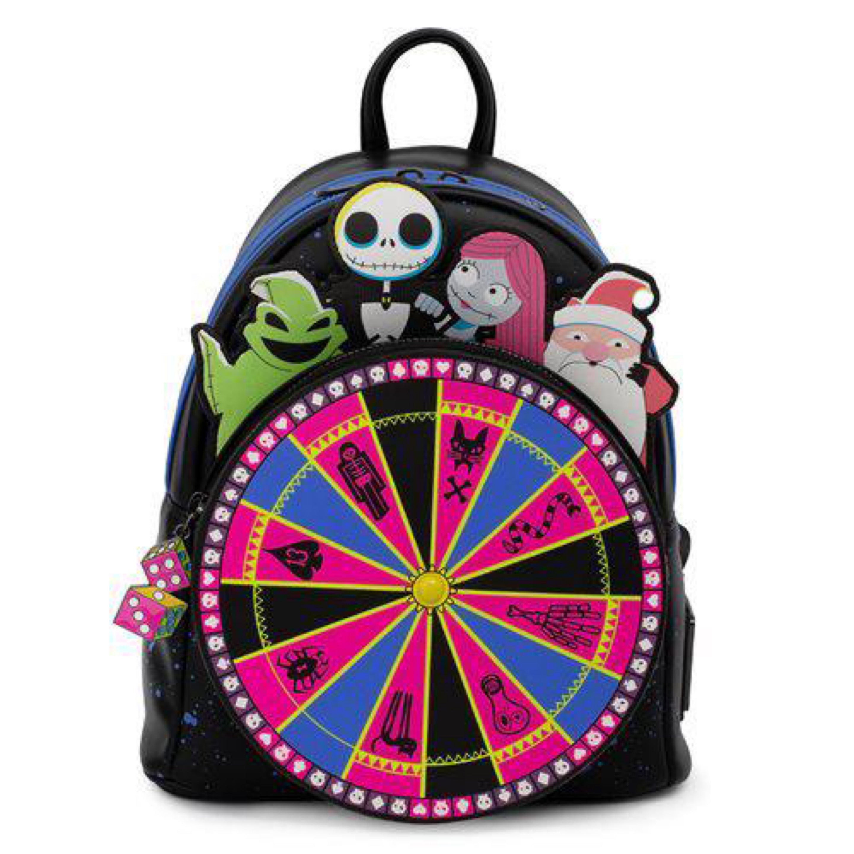 Loungefly Disney Nightmare Before Christmas Oogie Boogie Wheel mini backpack