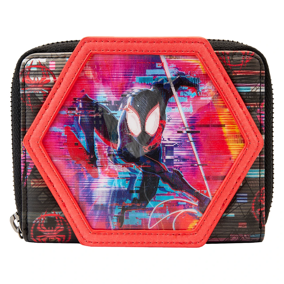 Loungefly Marvel Across the Spiderverse Lenticular Zip-Around Wallet-zoom-1