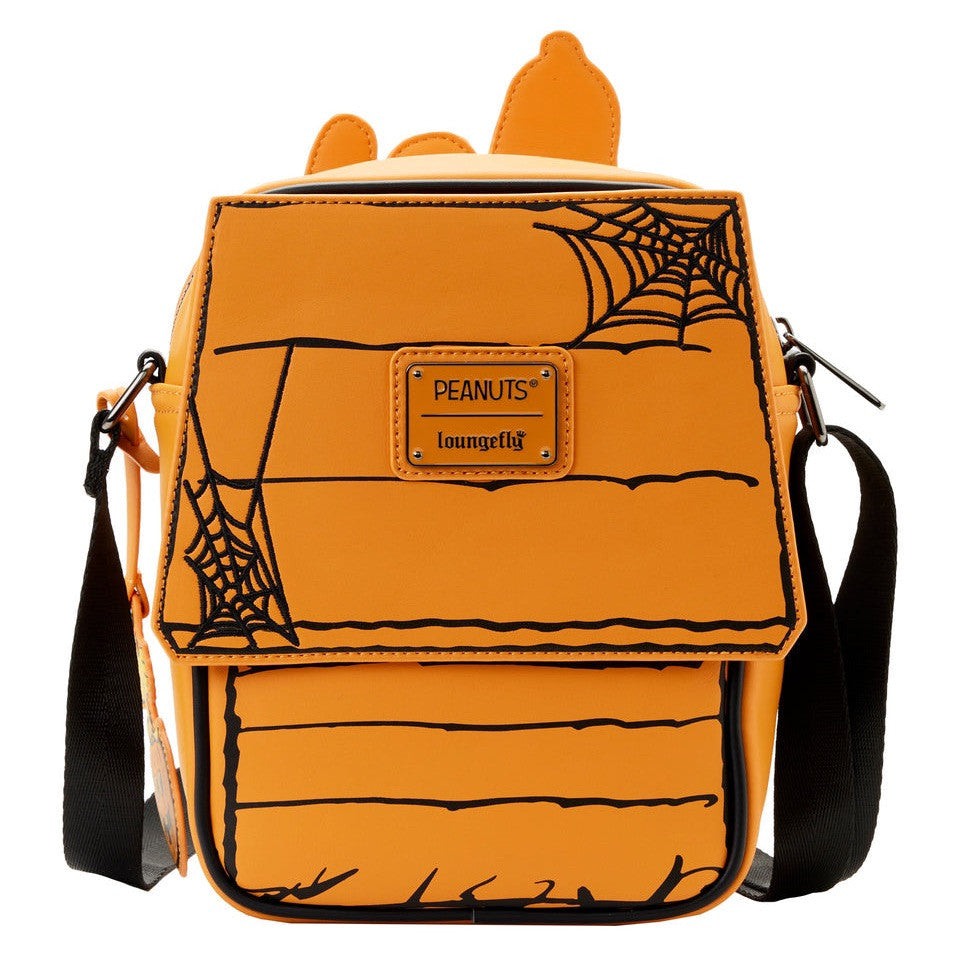 Loungefly Peanuts Great Pumpkin Snoopy Doghouse Crossbody Bag Purse-zoom-7