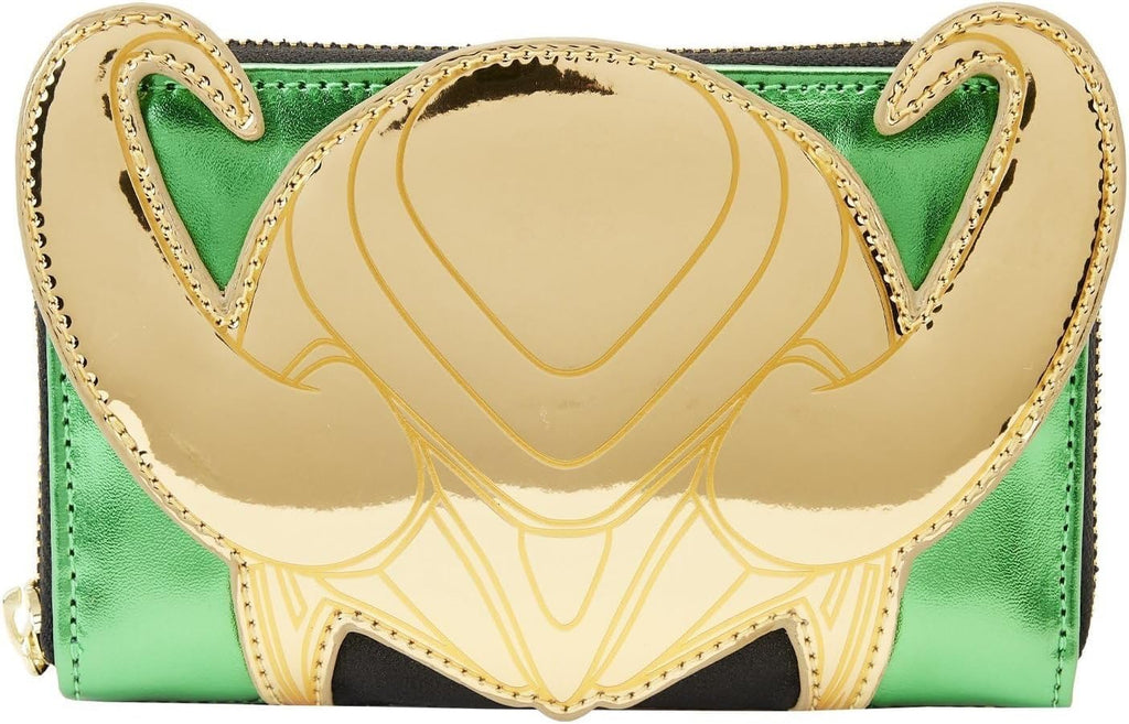 Loungefly Marvel Shine Loki Zip-Around Wallet