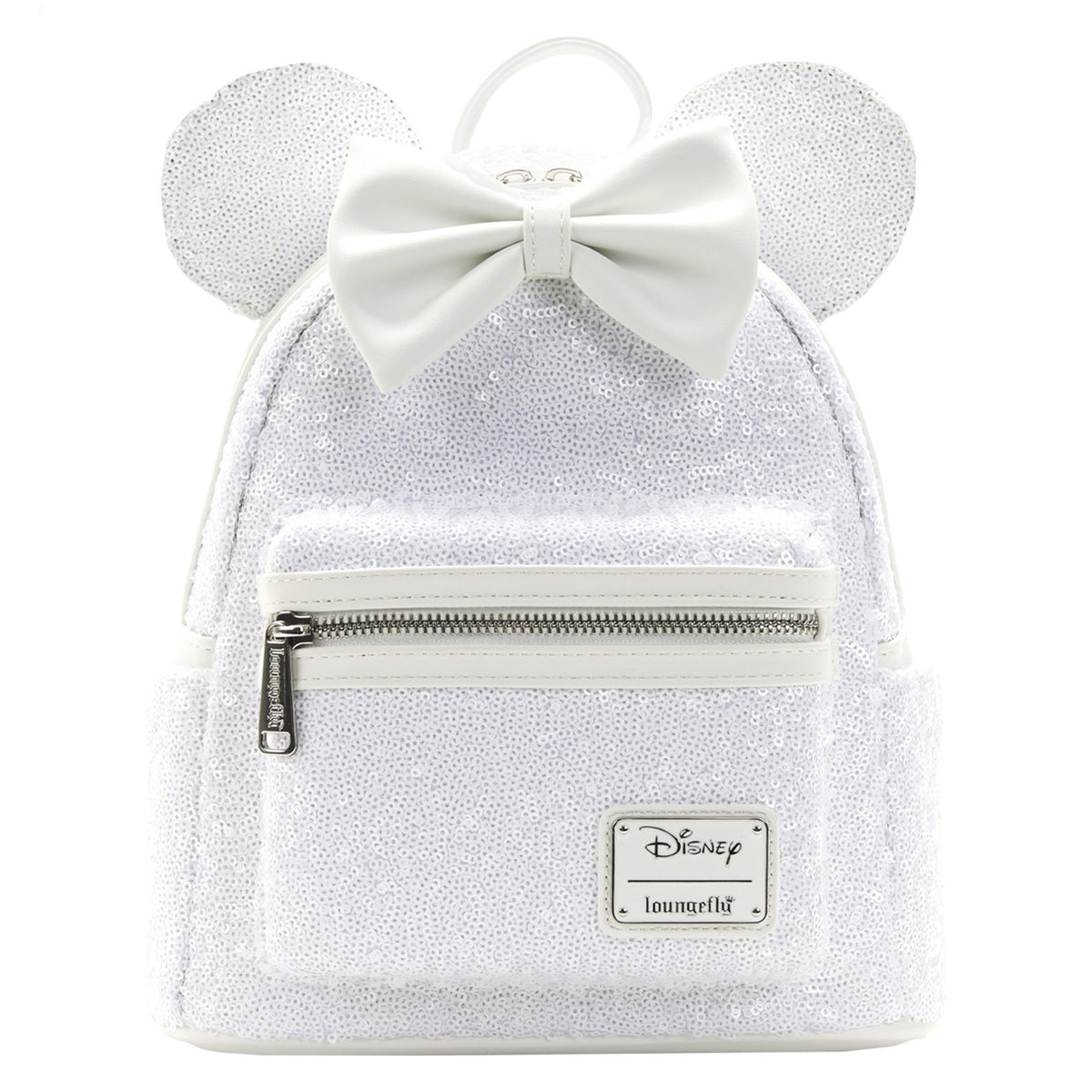 Loungefly Minnie Mouse Sequin Wedding Mini Backpack