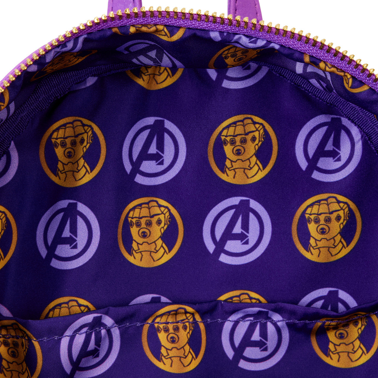 Loungefly Marvel Shine Thanos Gauntlet Mini Backpack-zoom-4