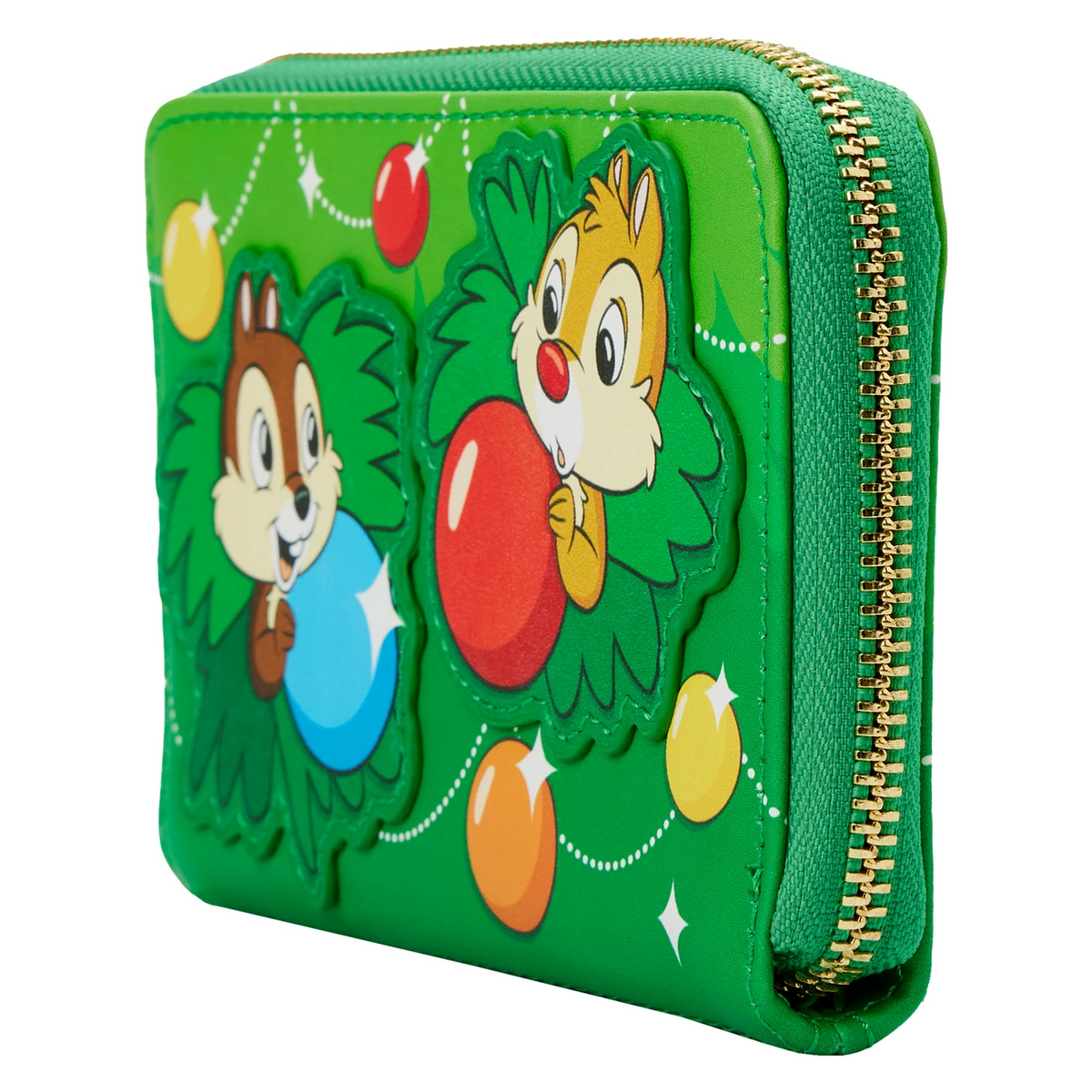 Loungefly Disney Chip And Dale Ornaments Zip Around Wallet