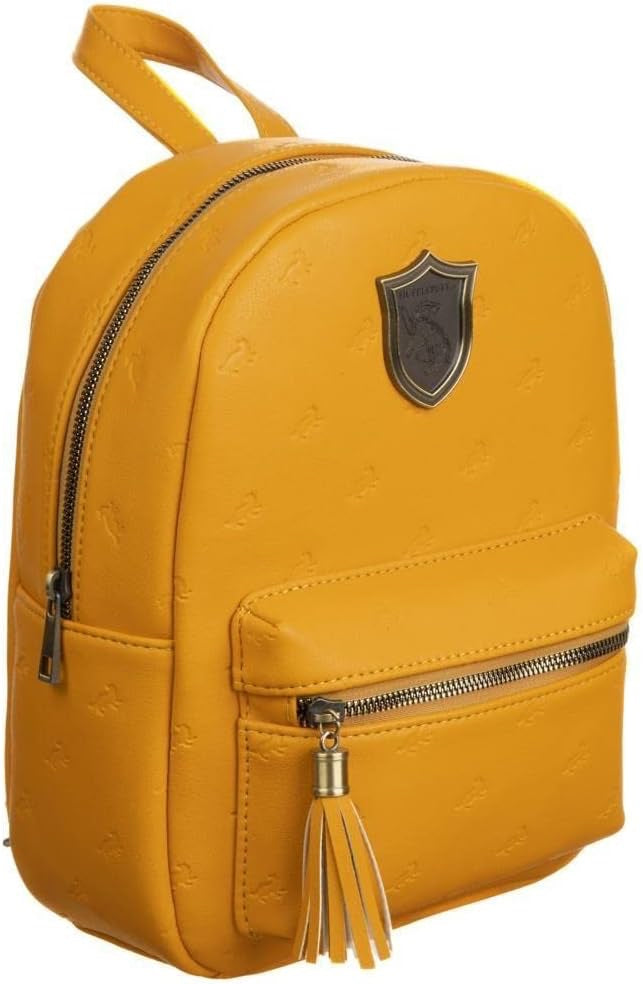 Harry Potter Hogwarts Hufflepuff Faux Leather Mini Backpack-4