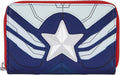 Loungefly Marvel Falcon Captain America Cosplay Zip Around Wallet