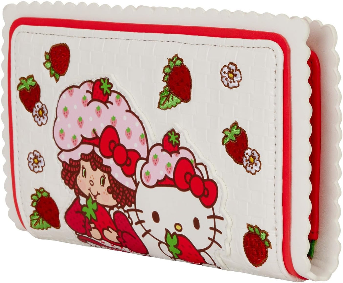 Loungefly Sanrio Hello Kitty & Friends x Strawberry Shortcake Flap Wallet-zoom-4