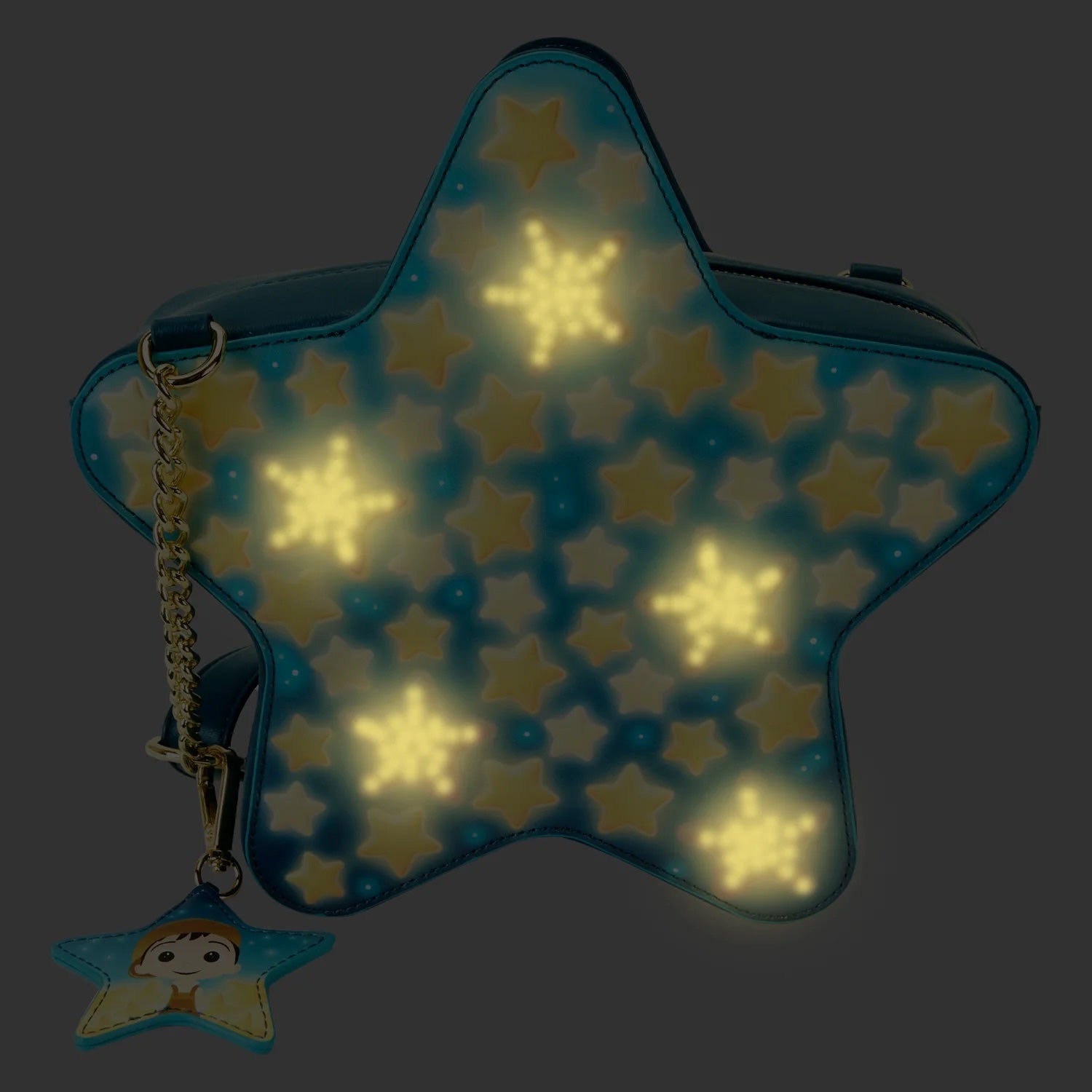 Loungefly La Luna Glow Star Crossbody Bag with Charm-zoom-5