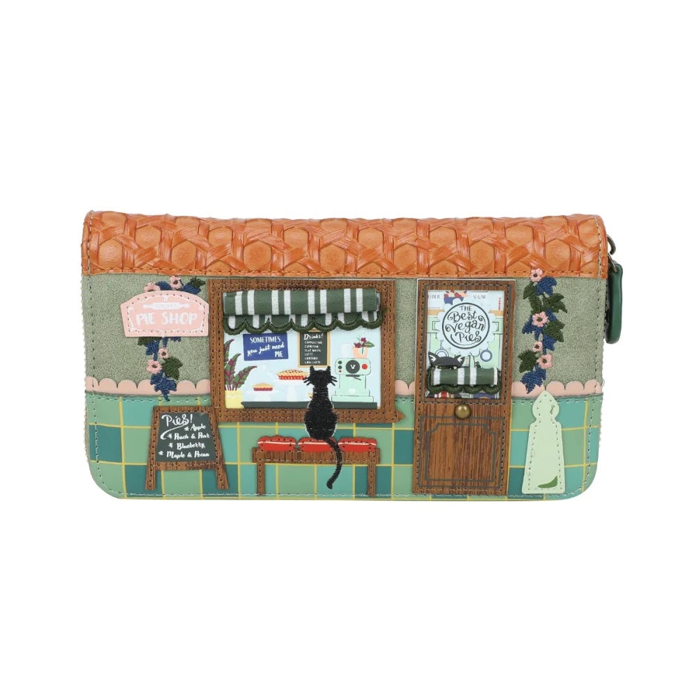 Vendula London Pie Shop Large Ziparound Wallet