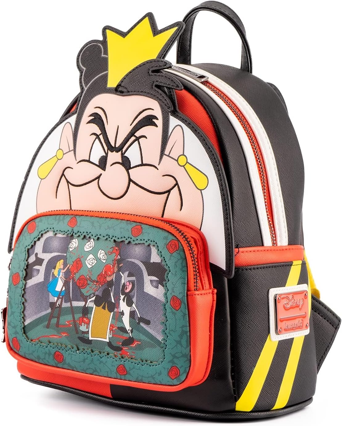 Loungefly Disney Villains Scene Queen Of Hearts Mini Backpack-zoom-3