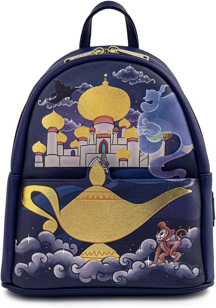 Loungefly Disney Aladdin Jasmine Castle mini backpack-zoom-1