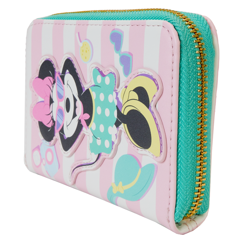 Loungefly Disney Minnie Mouse Vacation Style Poolside Zip-Around Wallet-zoom-5