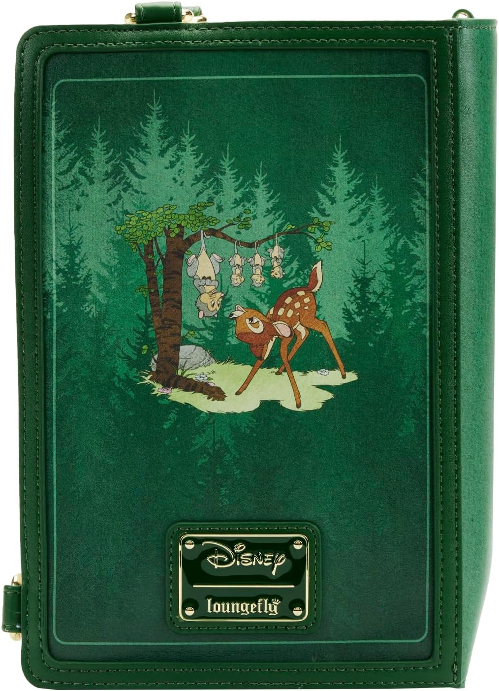 Loungefly Disney Bambi Book Convertible Crossbody Bag-3