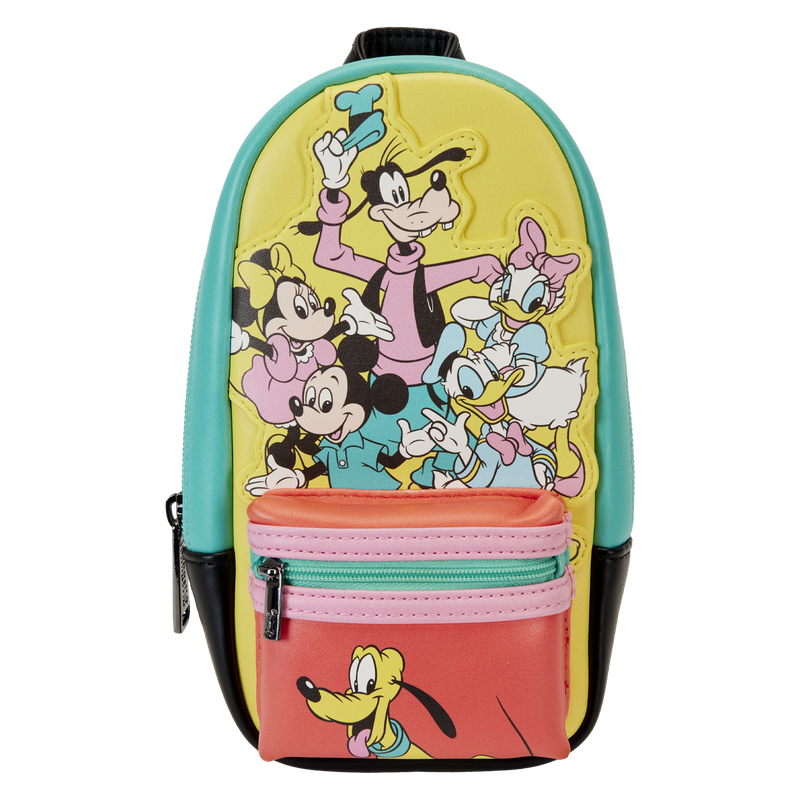 Loungefly Disney100 Mickey & Friends Classic Stationery Mini Backpack Pencil Case