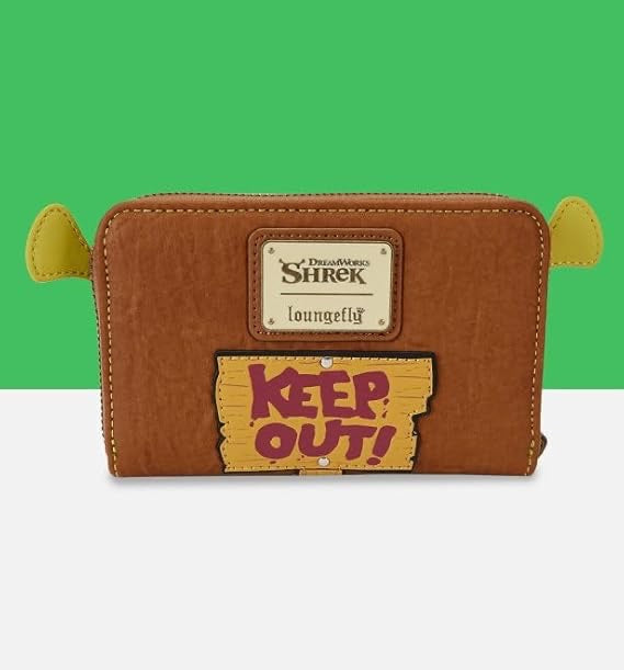 Loungefly Dreamworks Shrek Keep Out Cosplay Zip-Around Wallet-zoom-2