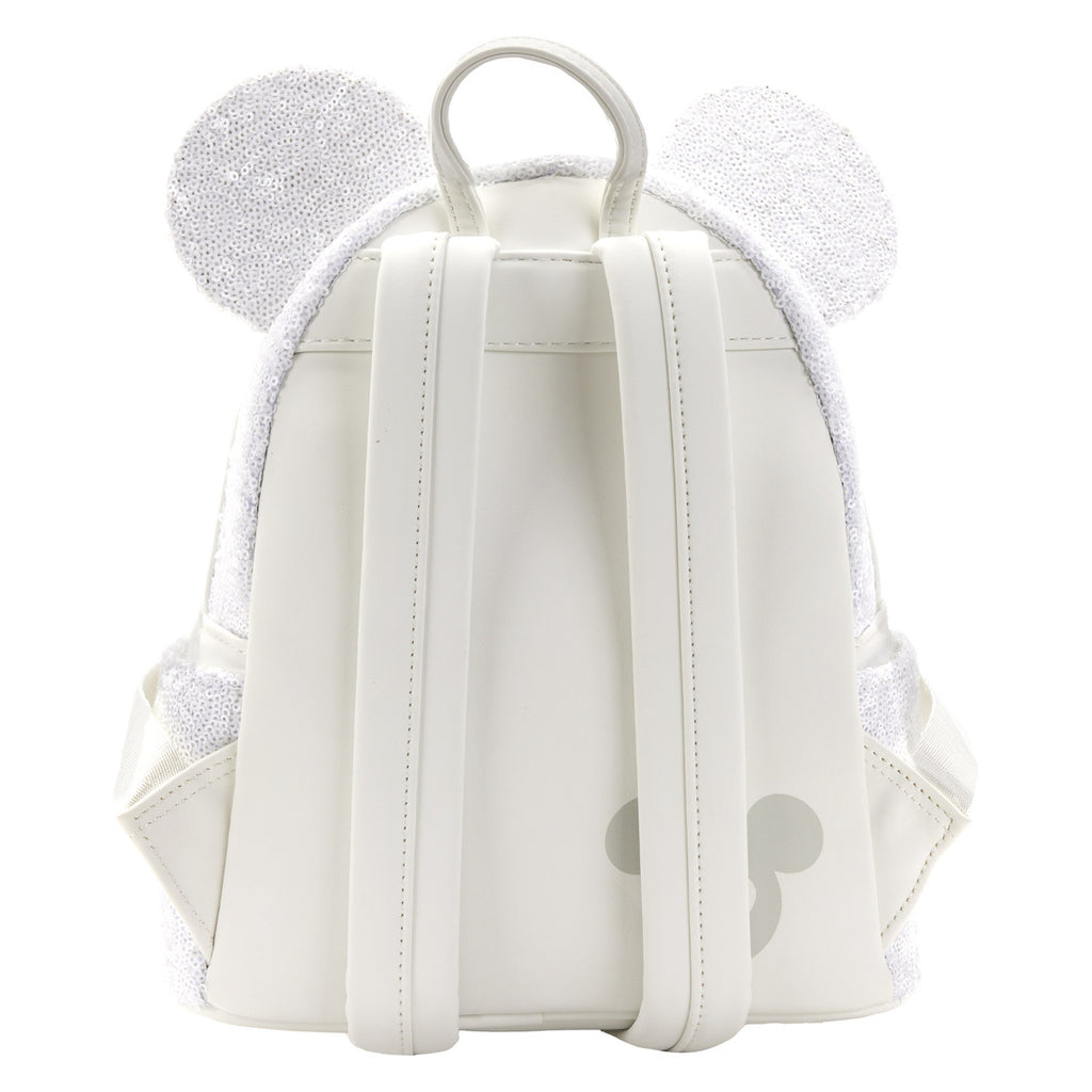 Loungefly Minnie Mouse Sequin Wedding Mini Backpack