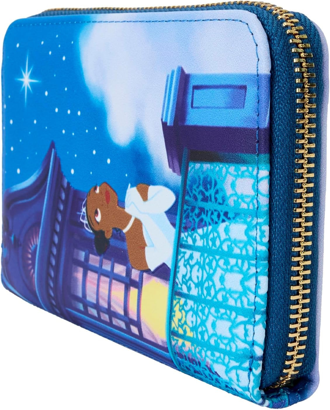 Loungefly Disney The Princess And The Frog 15th Anniversary Evening Star Glow Zip Around Wallet-zoom-4