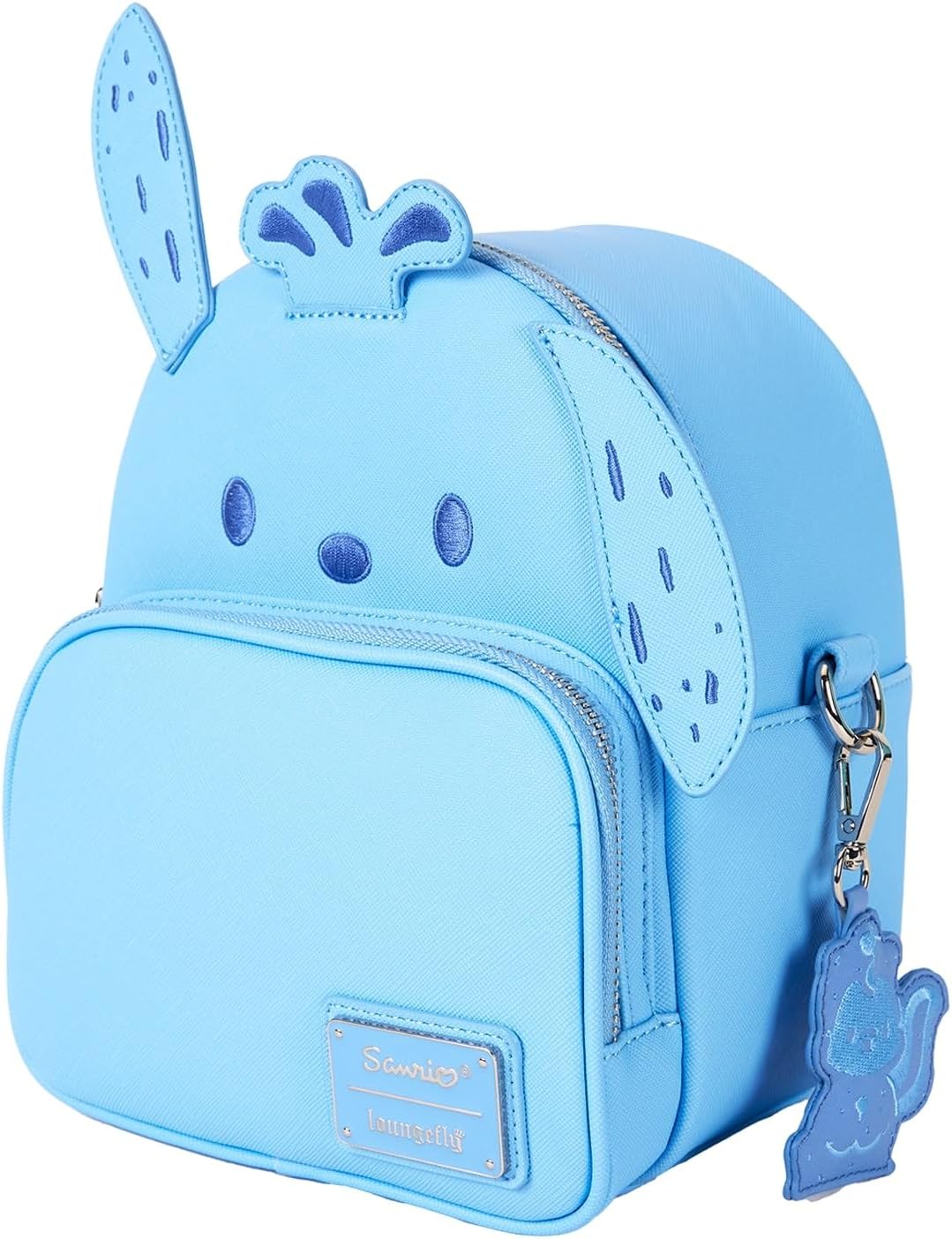 Loungefly Sanrio Pochacco Monochrome Cosplay Convertible Mini Backpack & Crossbody Bag