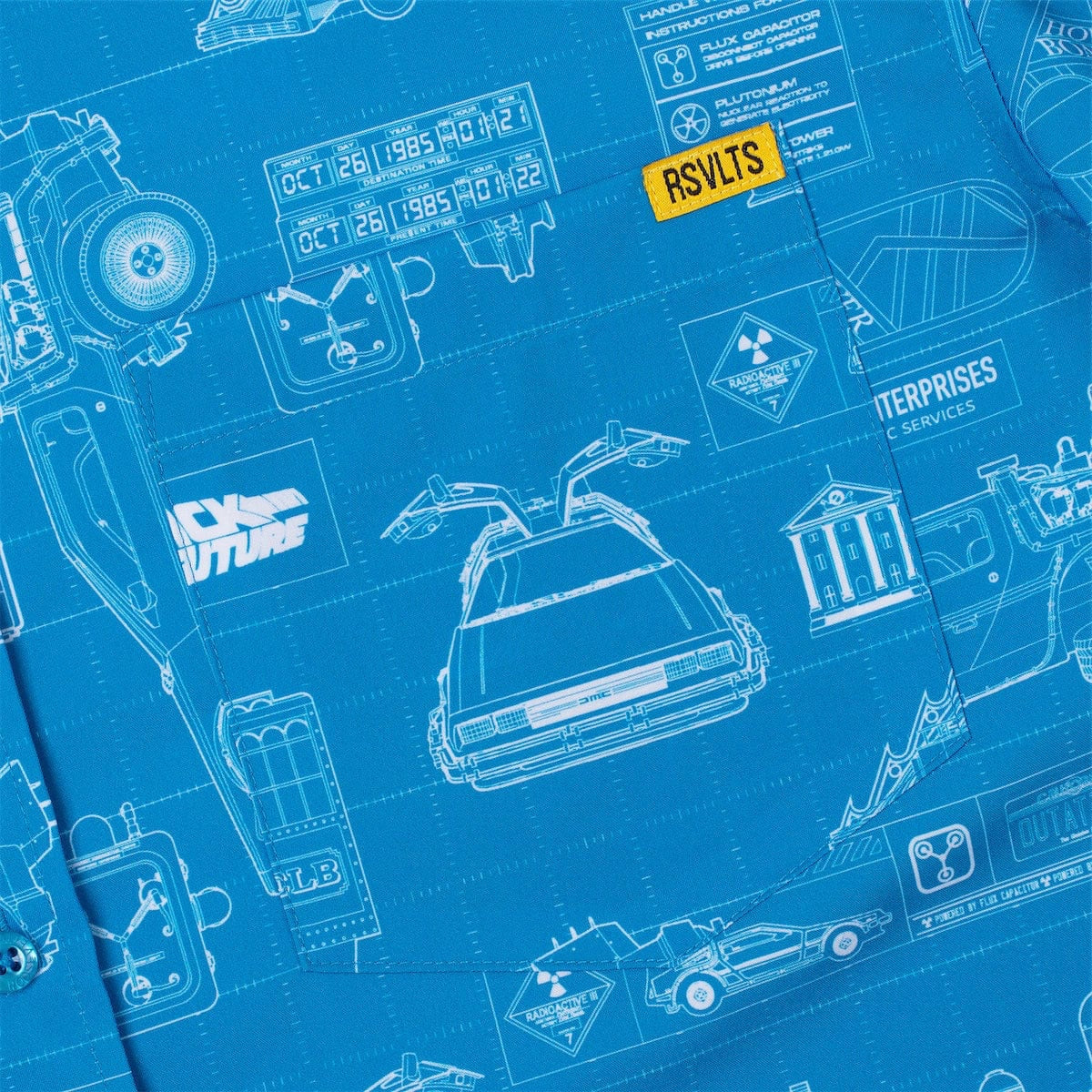 RSVLTS Back to the Future "If My Calculations Are Correct" – KUNUFLEX Short Sleeve Shirt