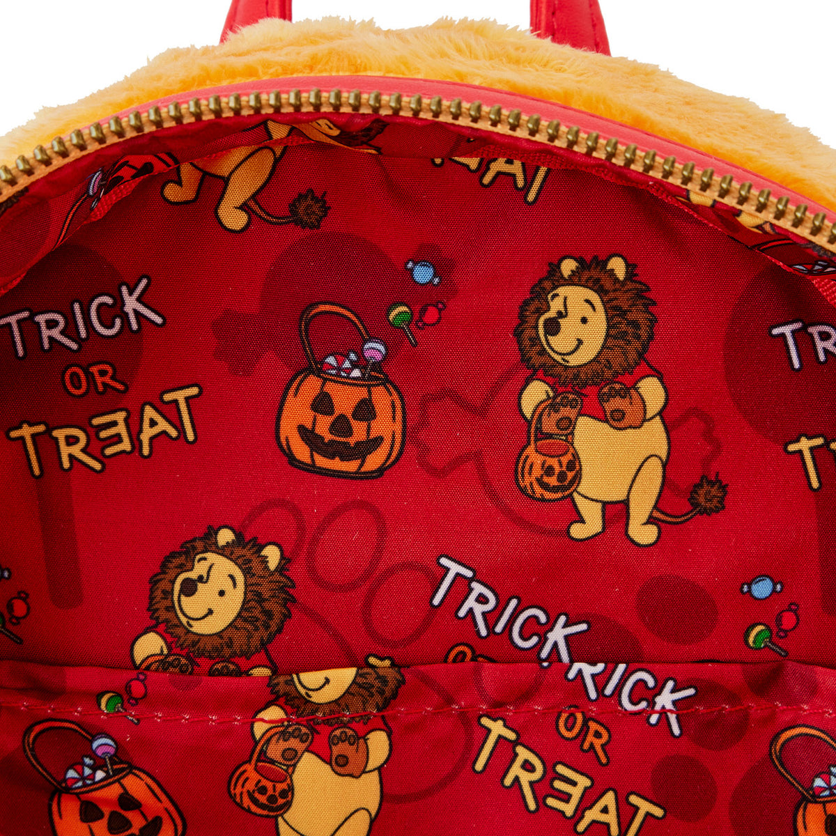 Loungefly Winnie the Pooh Halloween Costume Plush Cosplay Mini Backpack-zoom-3