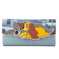 Loungefly Disney Lady and the Tramp Wet Cement Flap Wallet