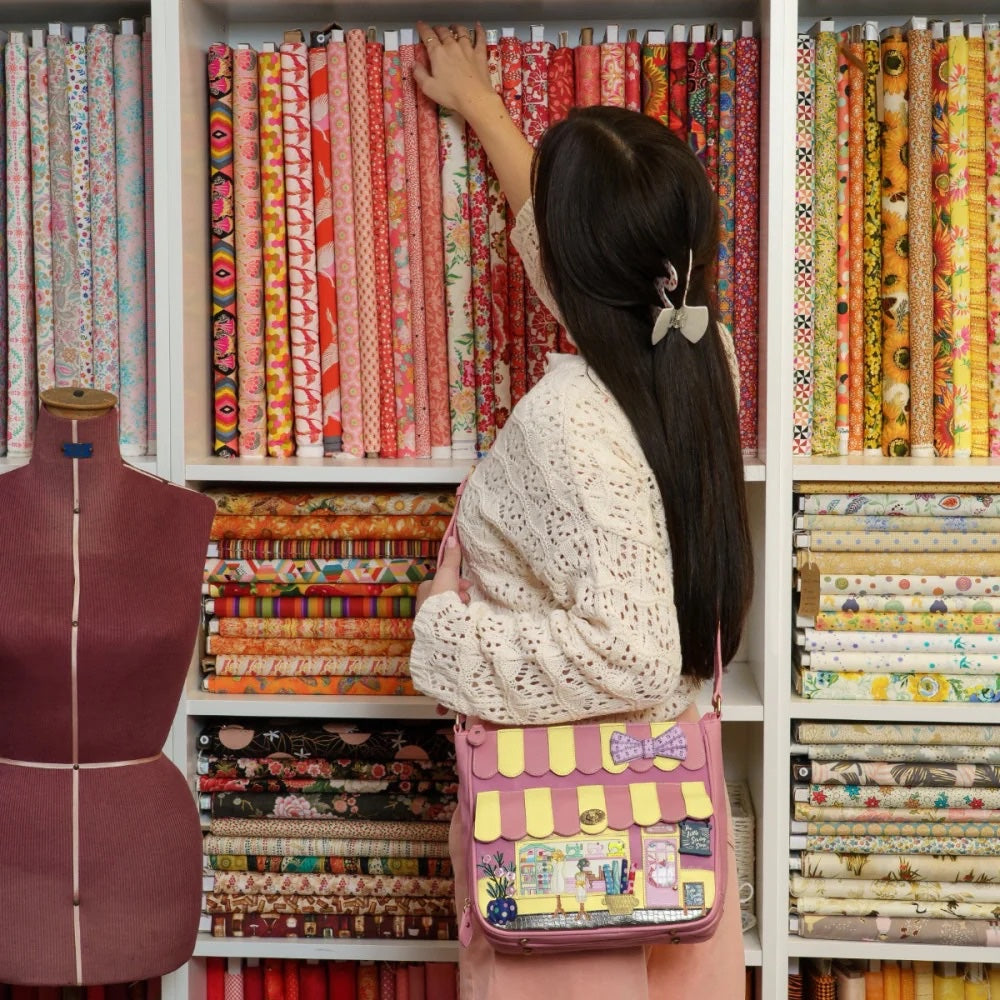 Vendula London Sewing Shop - Raspberry Edition Esme Bag-zoom-9