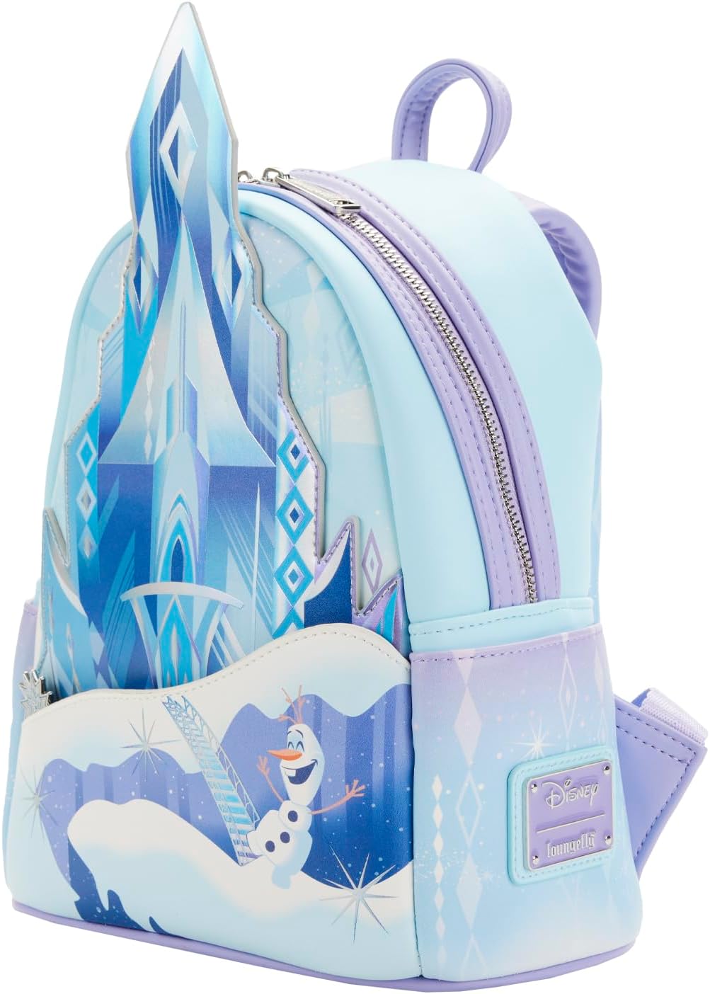 Loungefly Frozen Queen Elsa Castle Mini Backpack-zoom-6