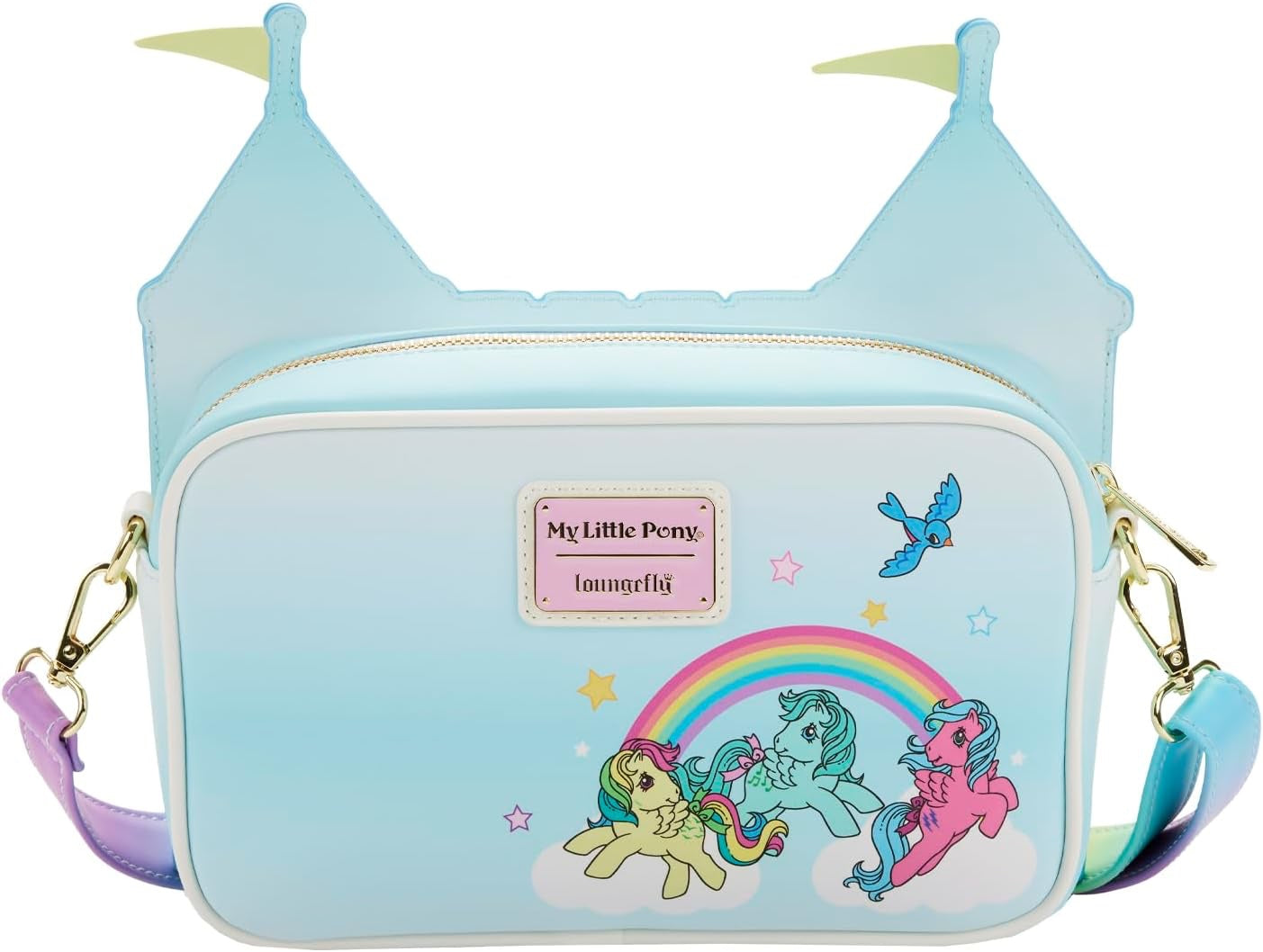 Loungefly Hasbro My Little Pony Dream Castle Crossbody Bag Purse Handbag-3