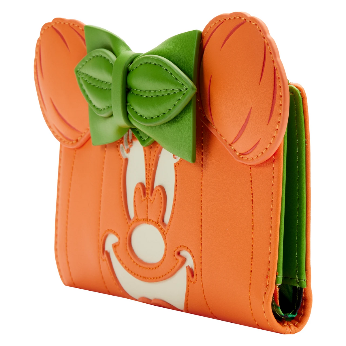Loungefly Disney Glow Face Pumpkin Minnie Flap Wallet-zoom-5
