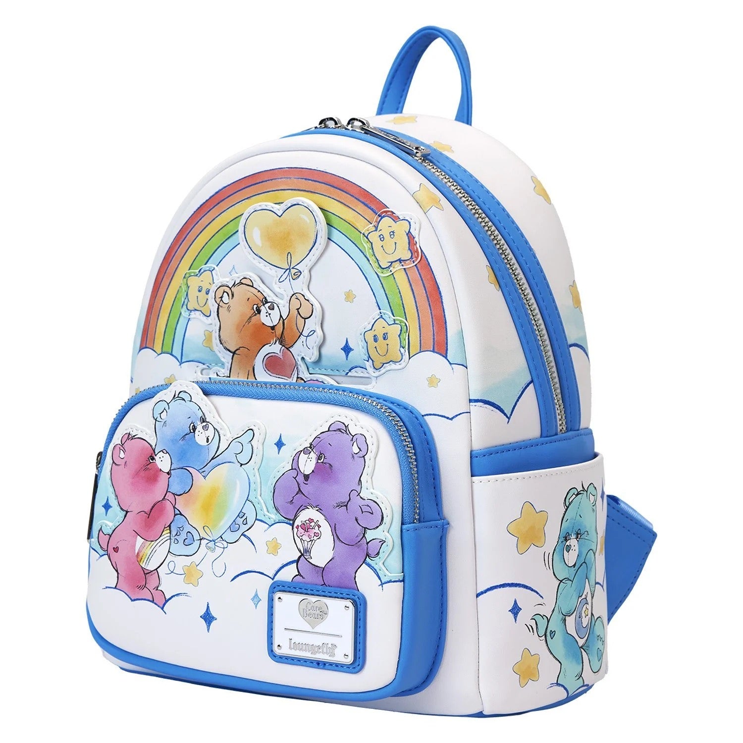 Loungefly Care Bears Rainbows in the Sky Mini Backpack