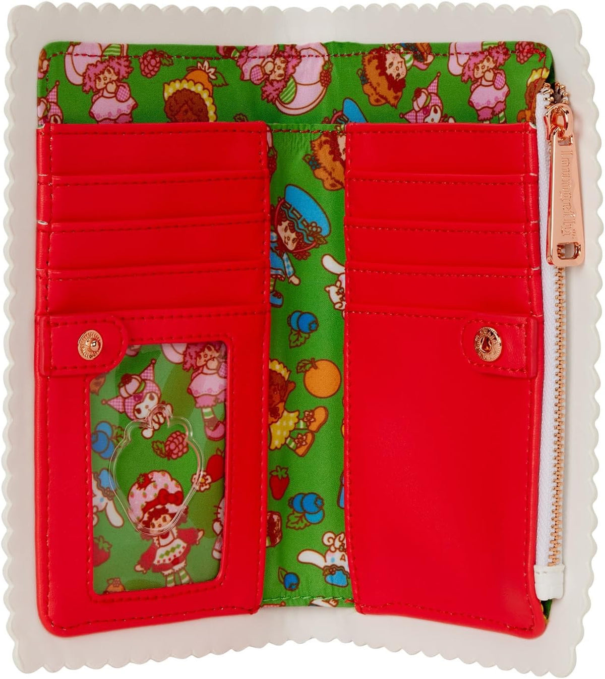 Loungefly Sanrio Hello Kitty & Friends x Strawberry Shortcake Flap Wallet-3