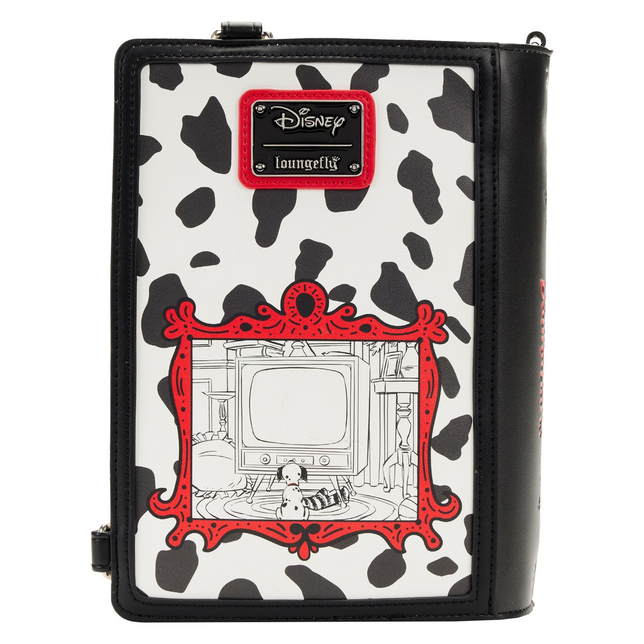 Loungefly Disney Classic Books 101 Dalmatians Convertible Crossbody Backpack Bag-zoom-6