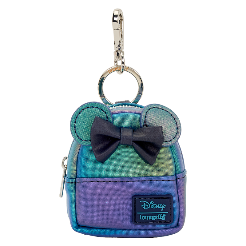 Loungefly Minnie Mouse Glitter Mystery Mini Backpack Keychain Charm-zoom-3