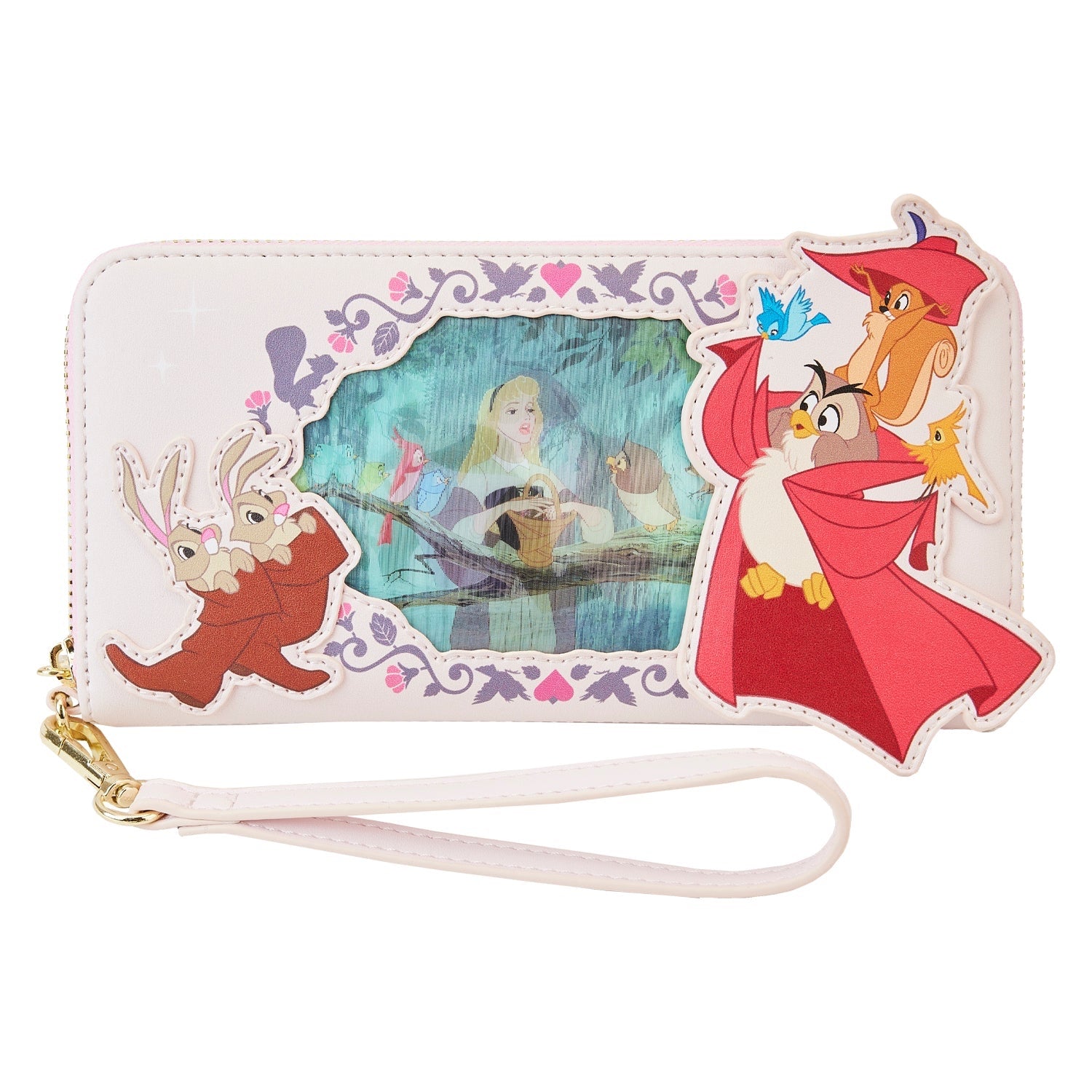 Loungefly Sleeping Beauty Princess Lenticular Series Wristlet Wallet