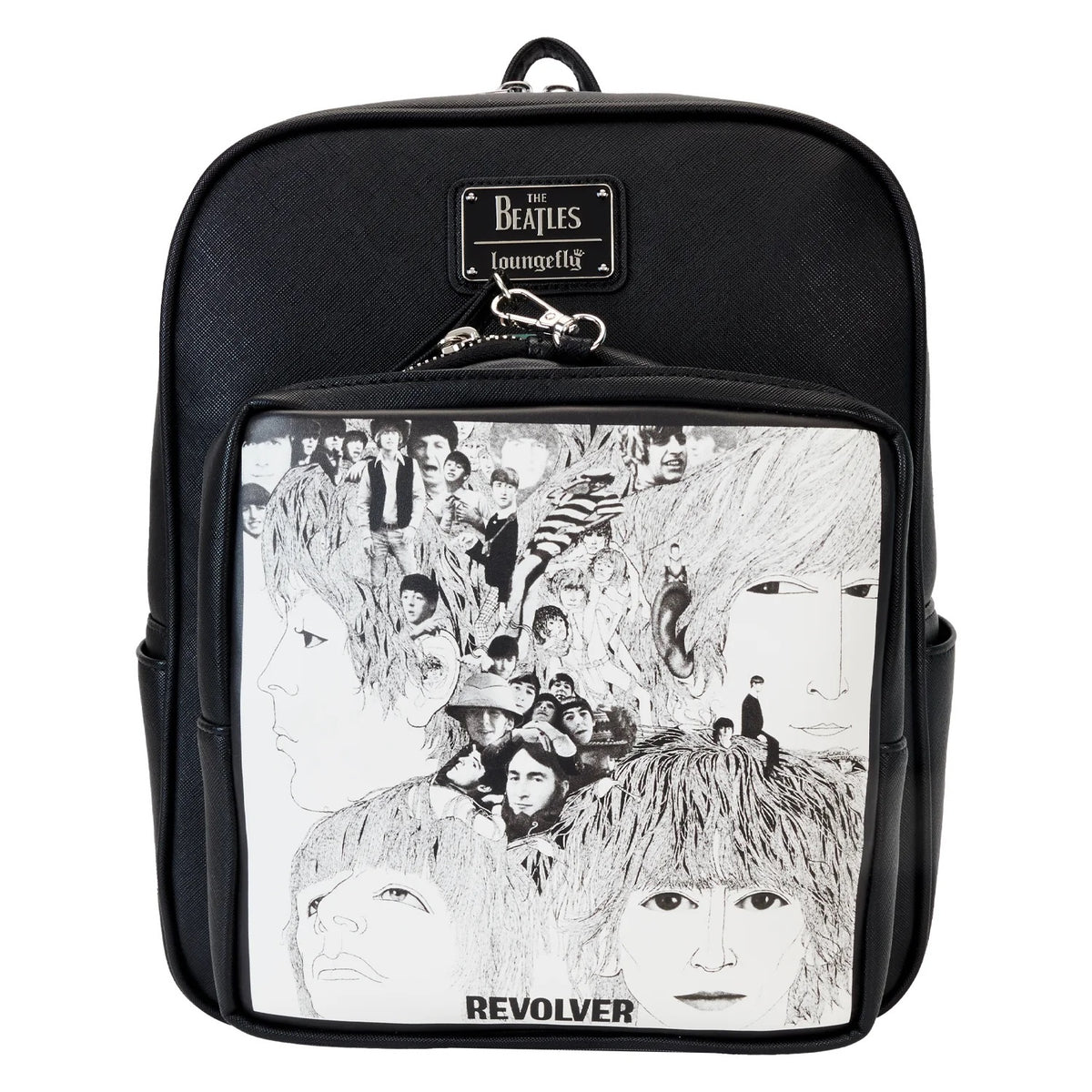 Loungefly The Beatles Revolver Album Cover Mini Backpack with Record Coin Bag-2