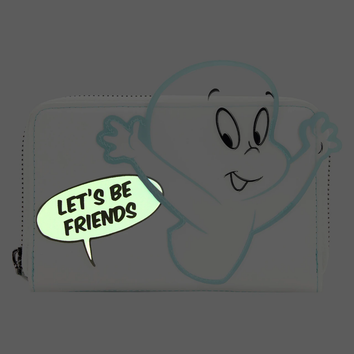 Loungefly Universal Casper The Friendly Ghost Let's Be Friends Zip-Around Wallet-zoom-5