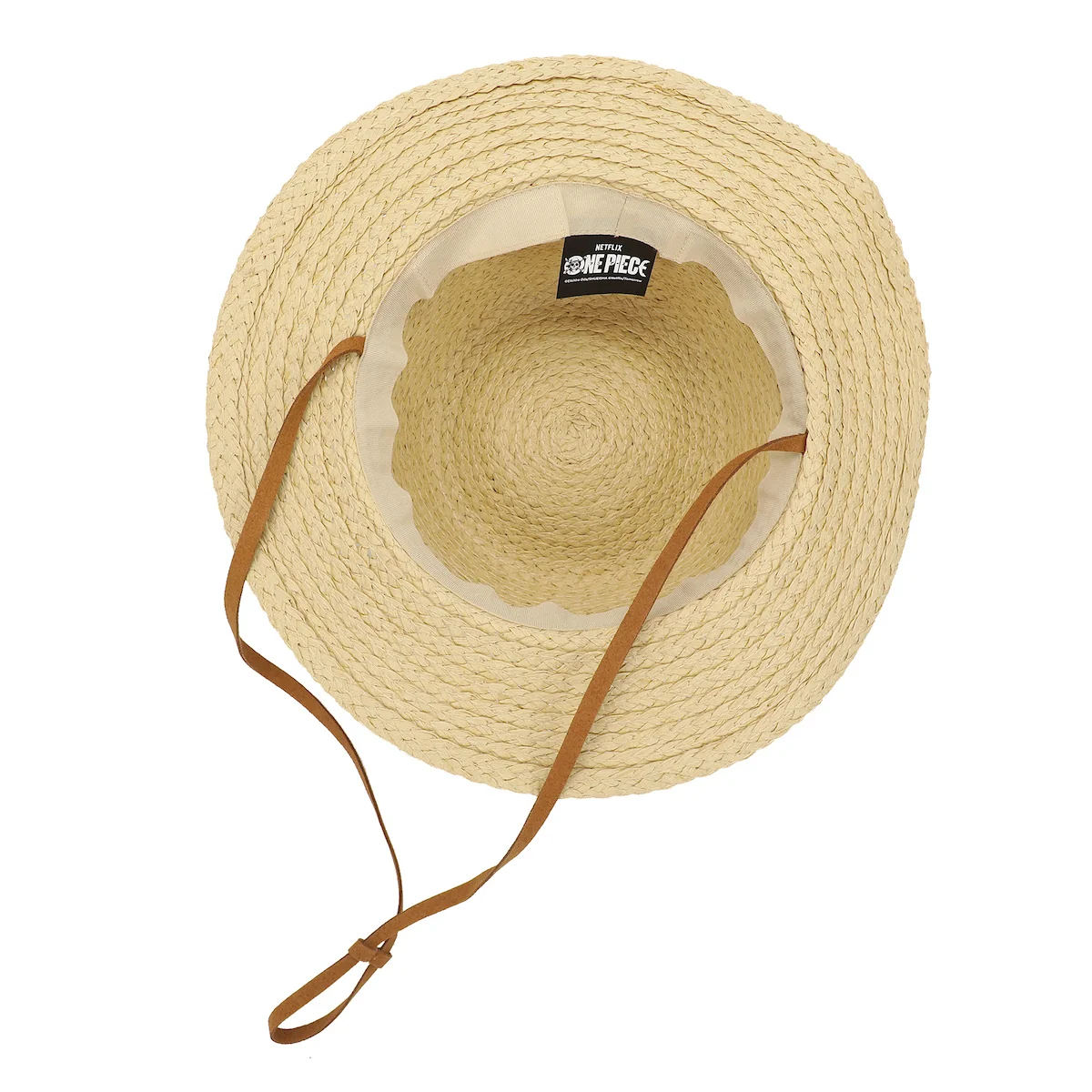 ONE PIECE LUFFY COSPLAY STRAW BUCKET HAT WITH CHIN ROPE-2