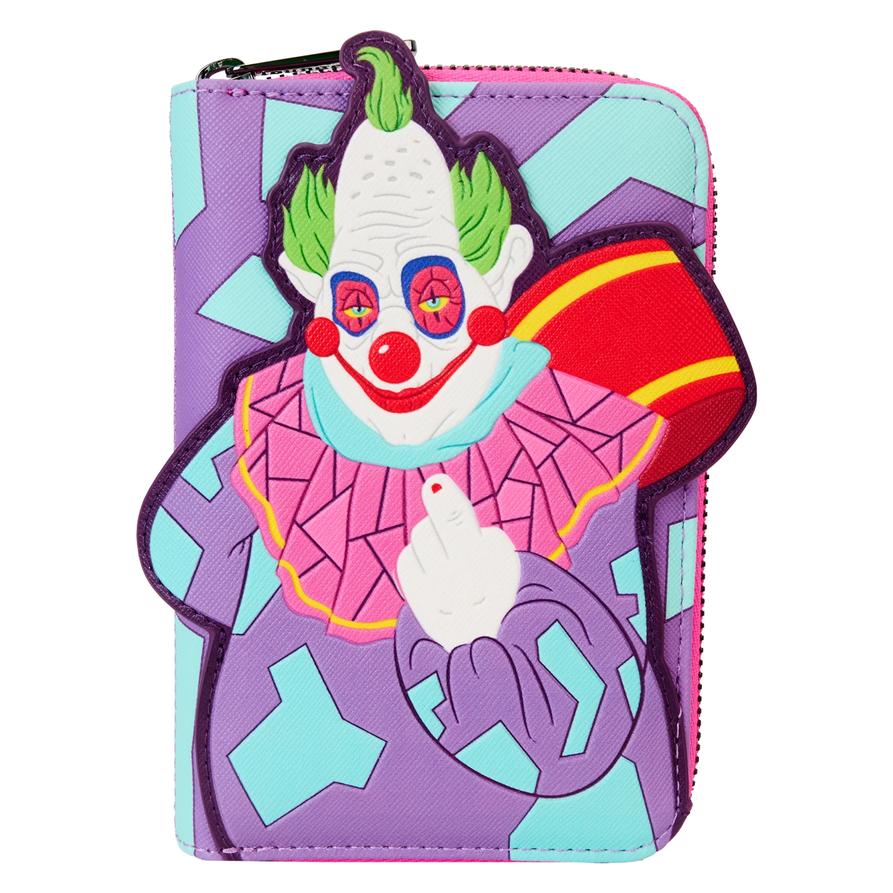 Loungefly MGM Killer Klowns From Outer Space Jumbo Cosplay Zip-Around Wallet