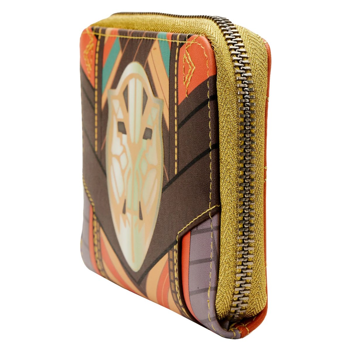 Loungefly Marvel Black Panther Okoye Cosplay Zip Around Wallet-4