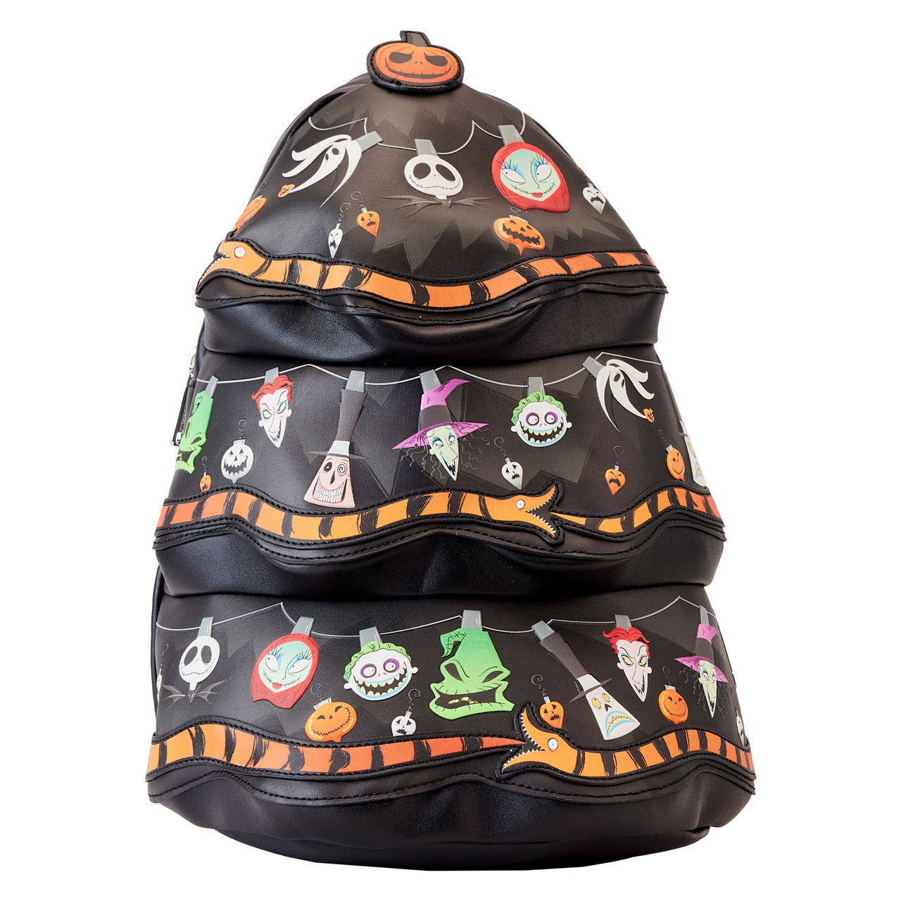 Loungefly The Nightmare Before Christmas Tree Glow-in-The-Dark Mini Backpack-zoom-1