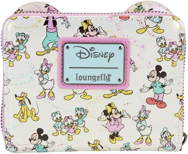 Loungefly Disney D100 Allover Print Zip-Around Wallet-4
