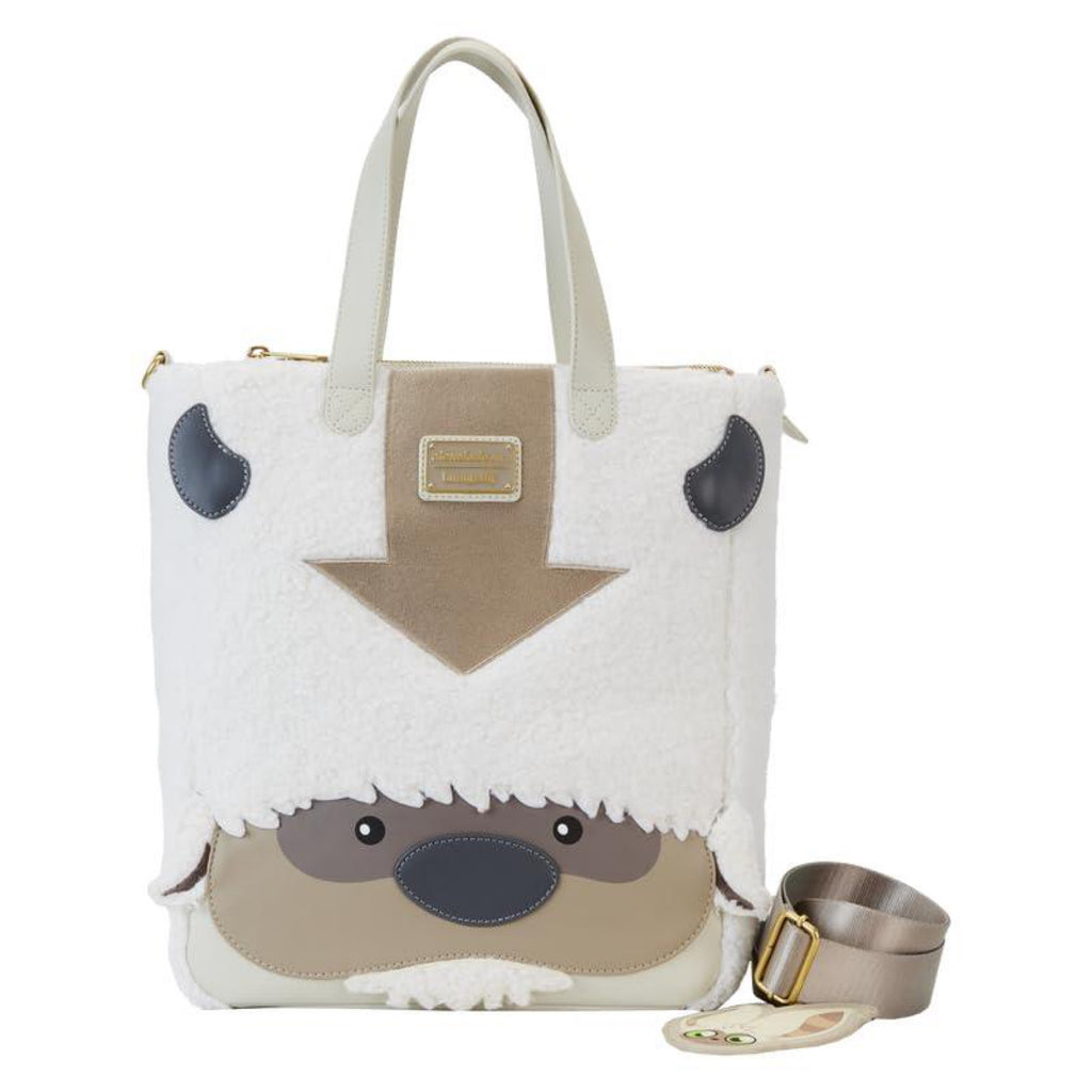 Loungefly Avatar: The Last Airbender Appa Cosplay Plush Tote Bag with Momo Charm