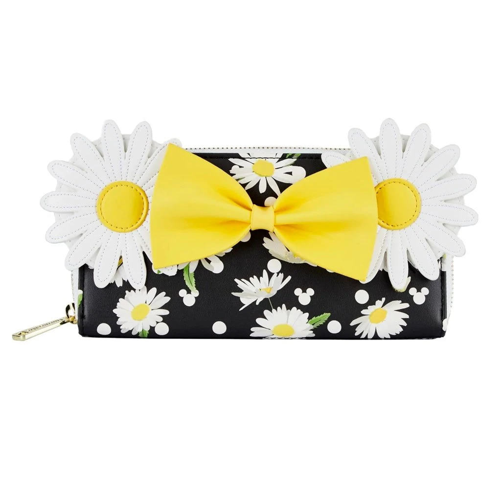 Loungefly Disney Minnie Mouse Daisies Zip Around Wallet-zoom-1