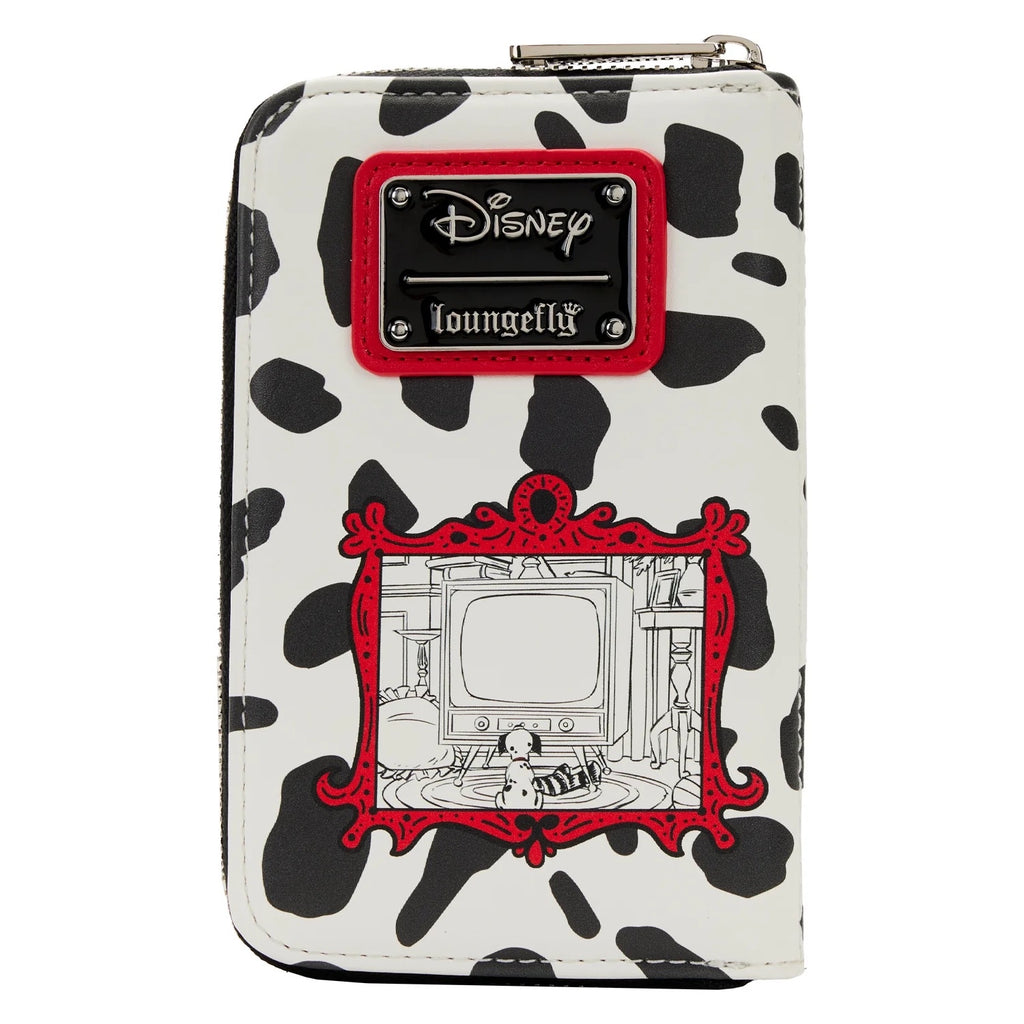 Loungefly Disney Classic Books 101 Dalmatians Book Zip Around Wallet