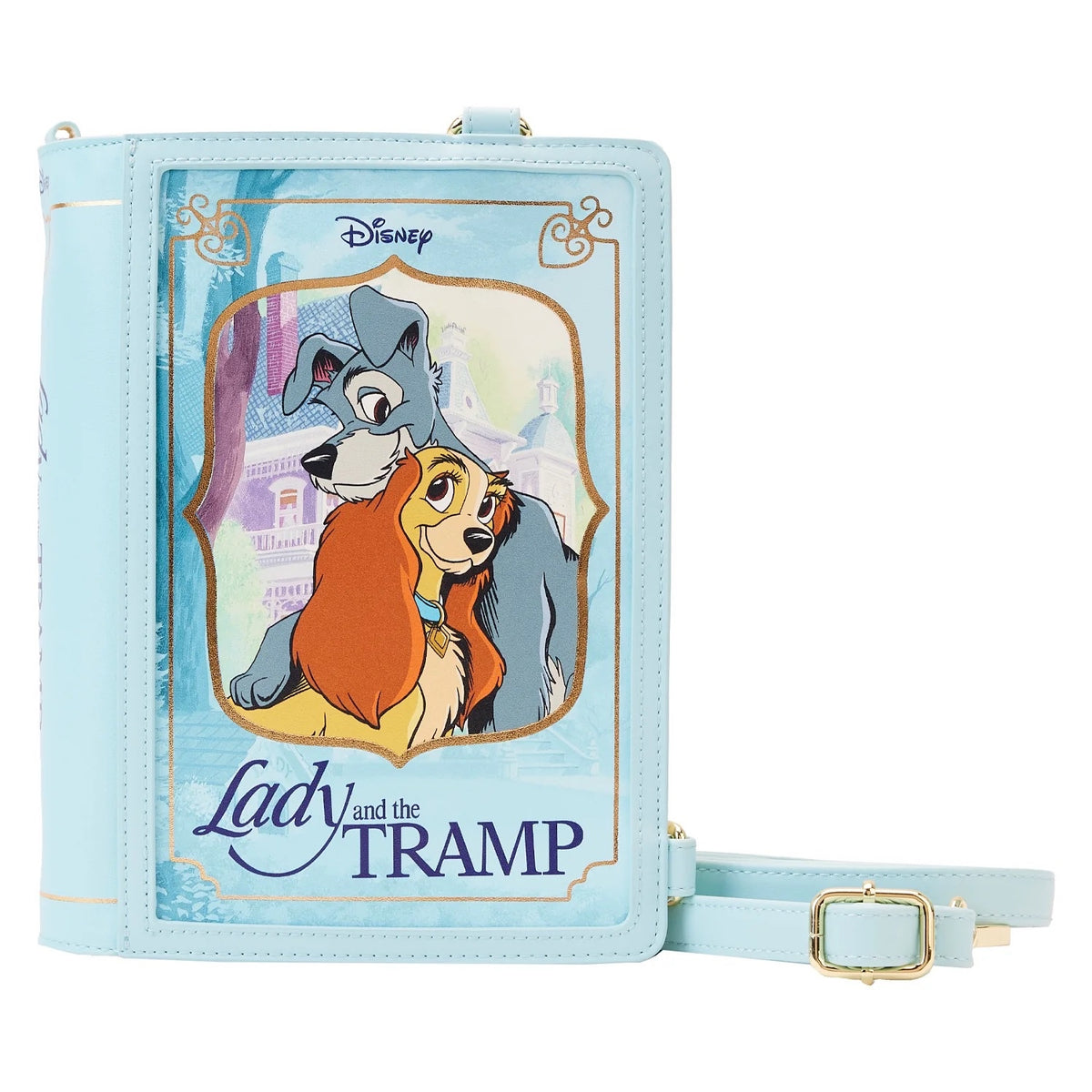 Loungefly Lady and the Tramp Book Convertible Crossbody Bag-zoom-1