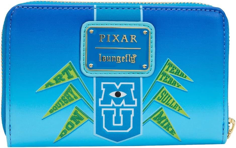Loungefly Pixar Monsters University Scare Games Zip-Around Wallet-2