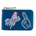 Loungefly MLB Los Angeles Dodgers Patches Accordion Zip Around Wallet