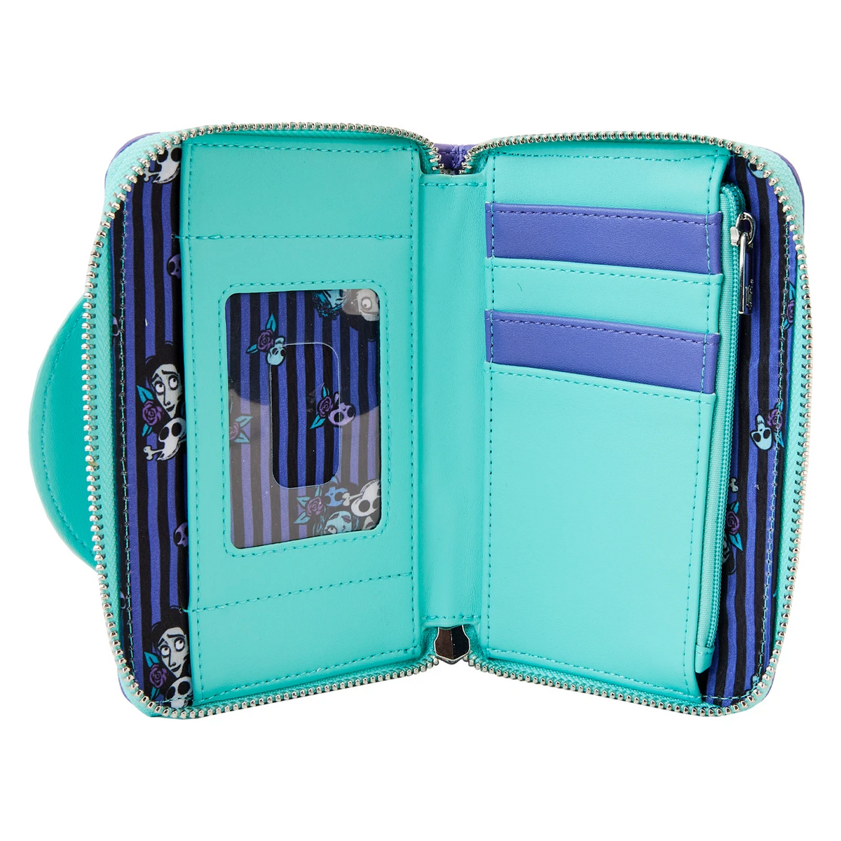 Loungefly Warner Brothers Corpse Bride Moon Zip-Around Wallet-3