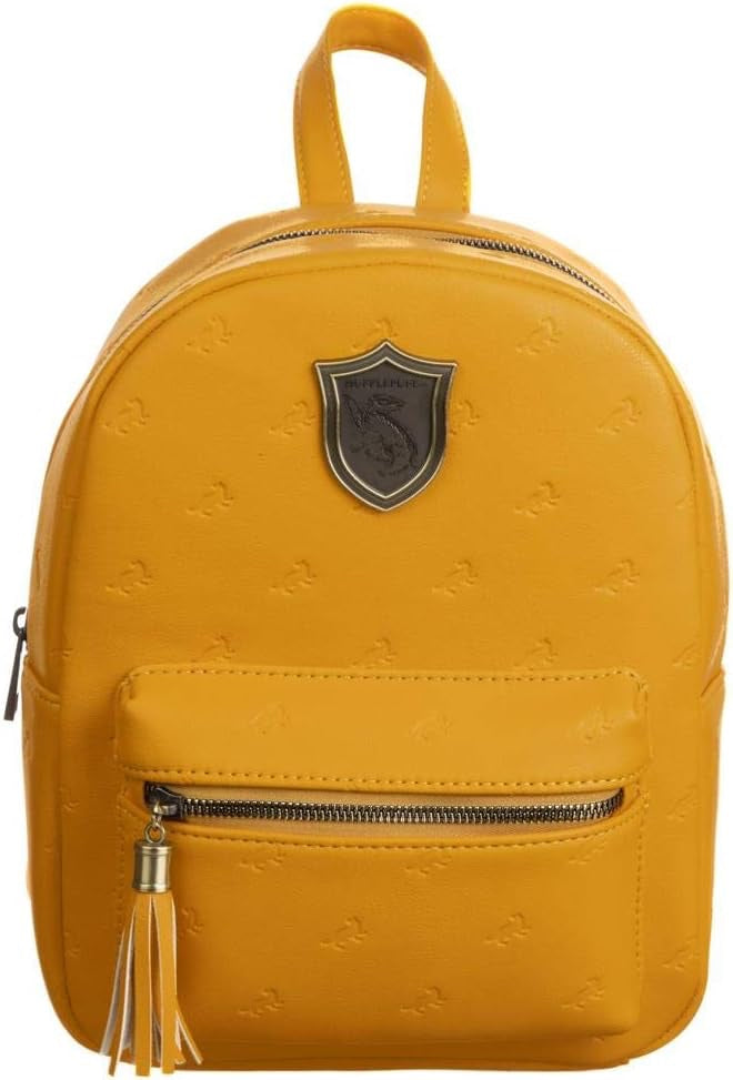 Harry Potter Hogwarts Hufflepuff Faux Leather Mini Backpack